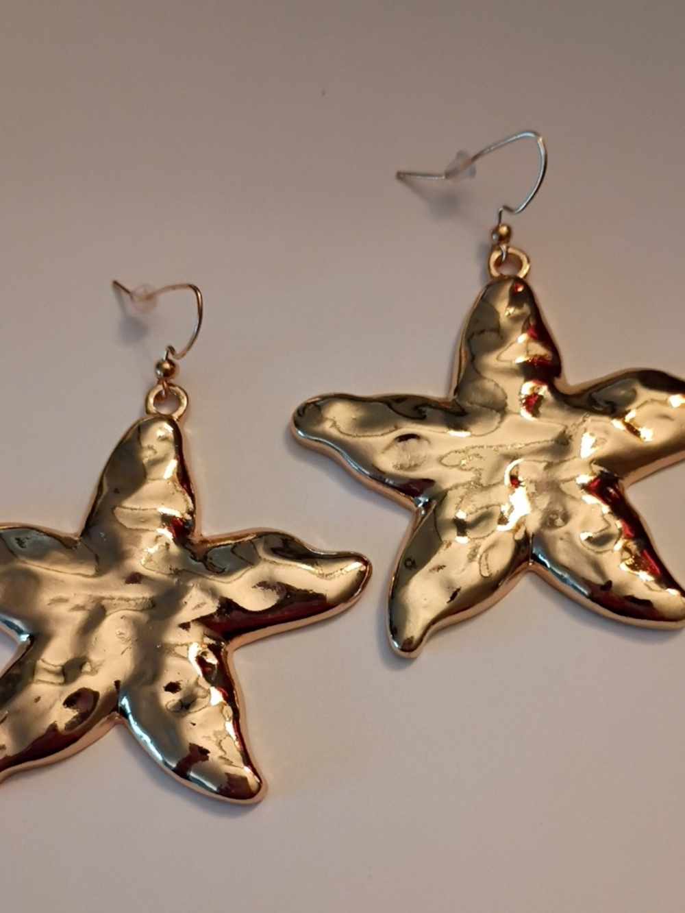 Gold Starfish Drop Earrings - Women Jewelry Earrings